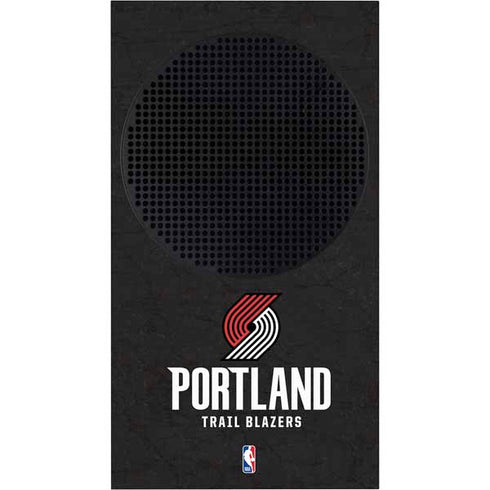 NBA Portland Trail Blazers Distressed Xbox Series S Console Skin